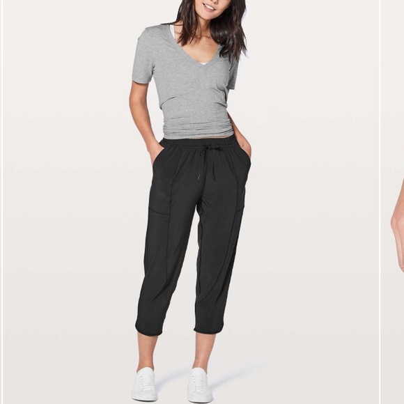 Lululemon Final Play Crop size 4 black - Picture 3 of 11